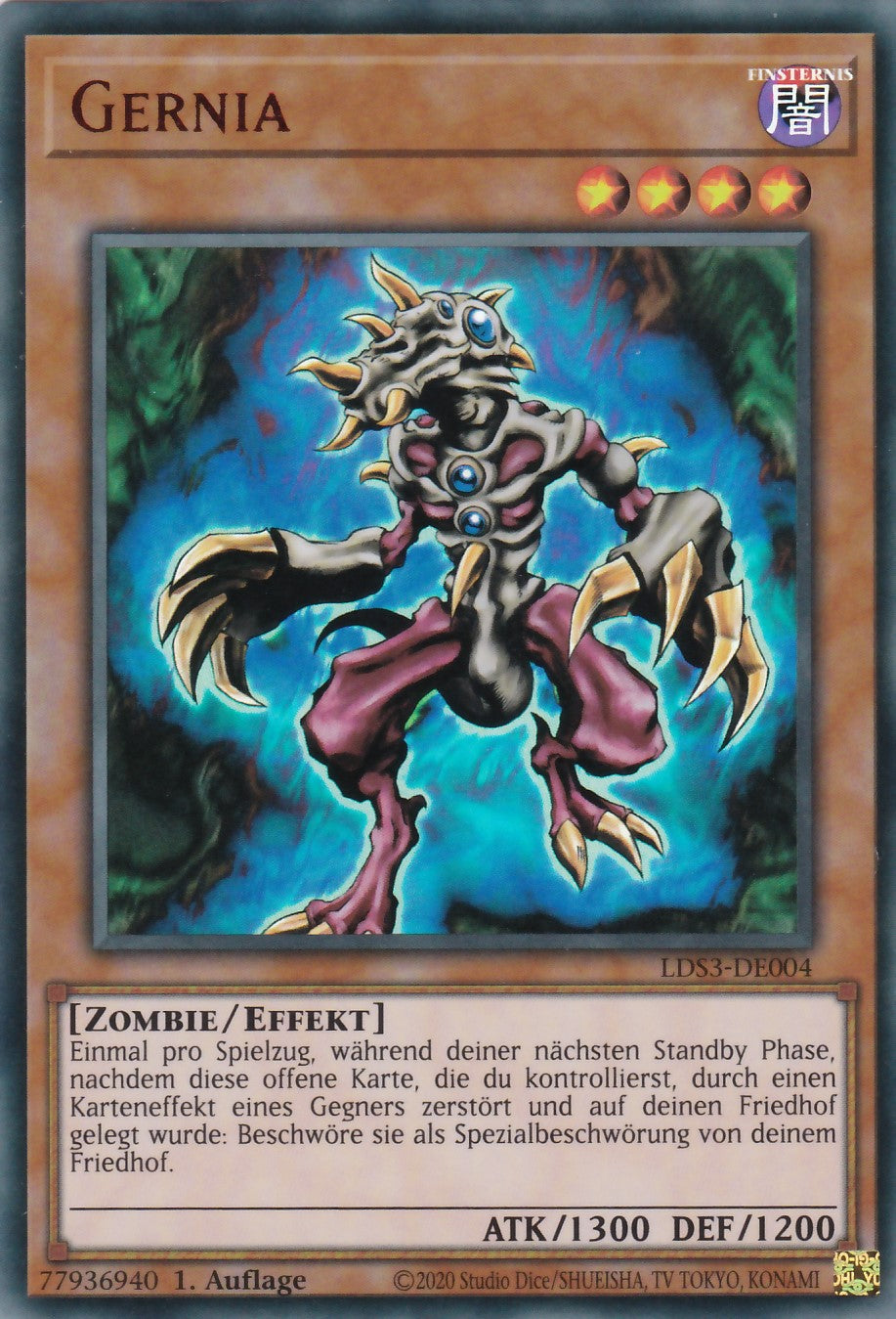 Gernia - LDS3-DE004 - Ultra Rare - Deutsch - 1. Auflage - Legendary Duelists: Season 3