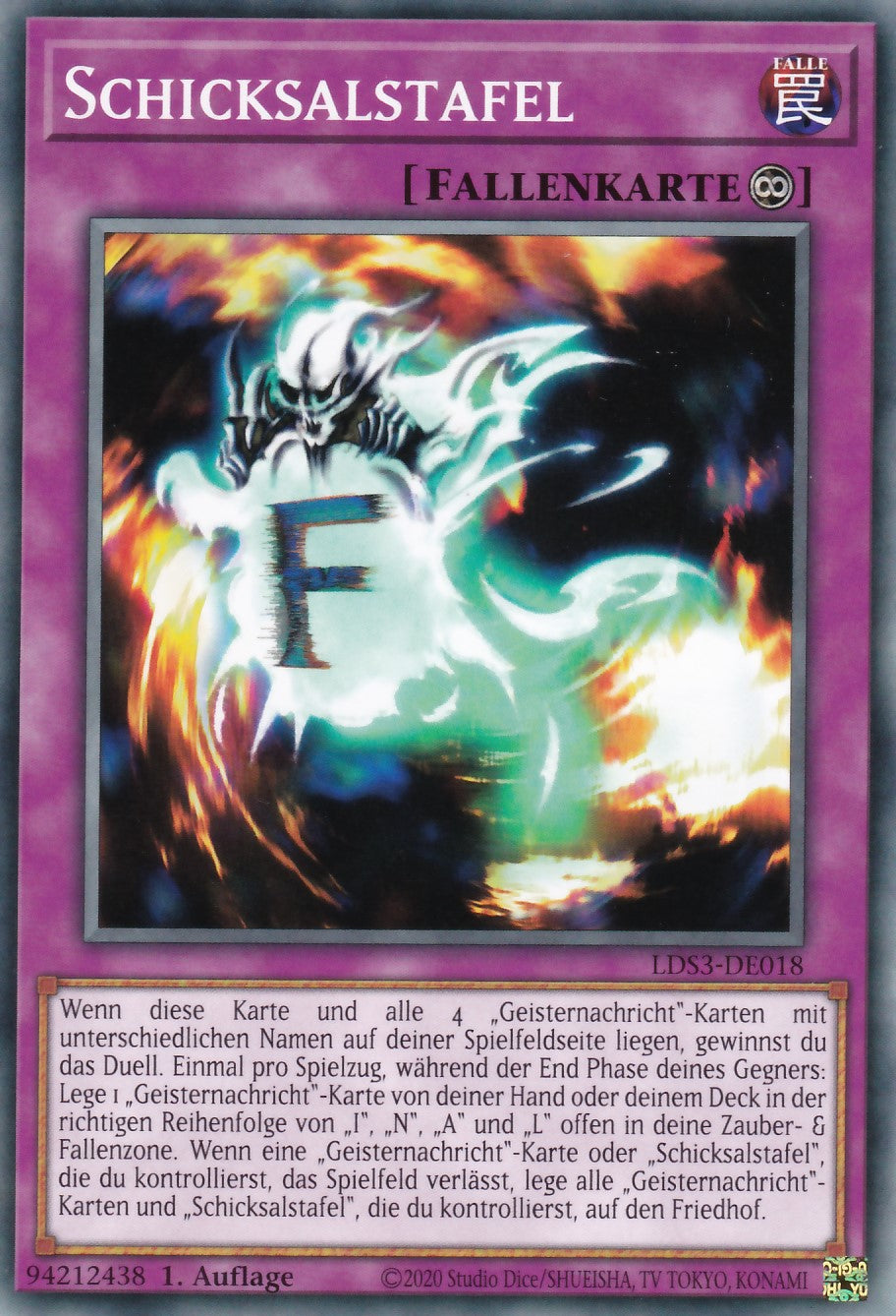 Schicksalstafel - LDS3-DE018 - Common - Deutsch - 1. Auflage - Legendary Duelists: Season 3