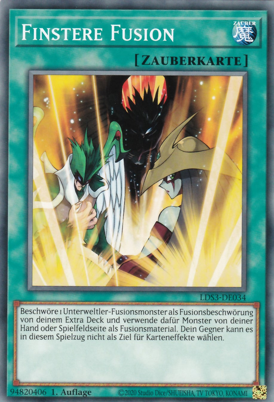 Finstere Fusion - LDS3-DE034 - Common - Deutsch - 1. Auflage - Legendary Duelists: Season 3