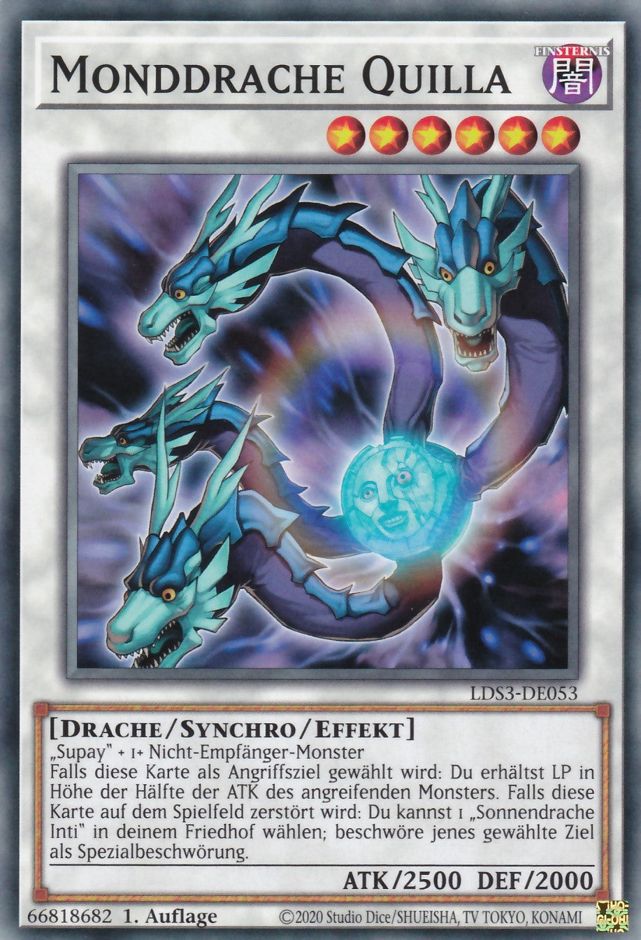 Monddrache Quilla - LDS3-DE053 - Common - Deutsch - 1. Auflage - Legendary Duelists: Season 3