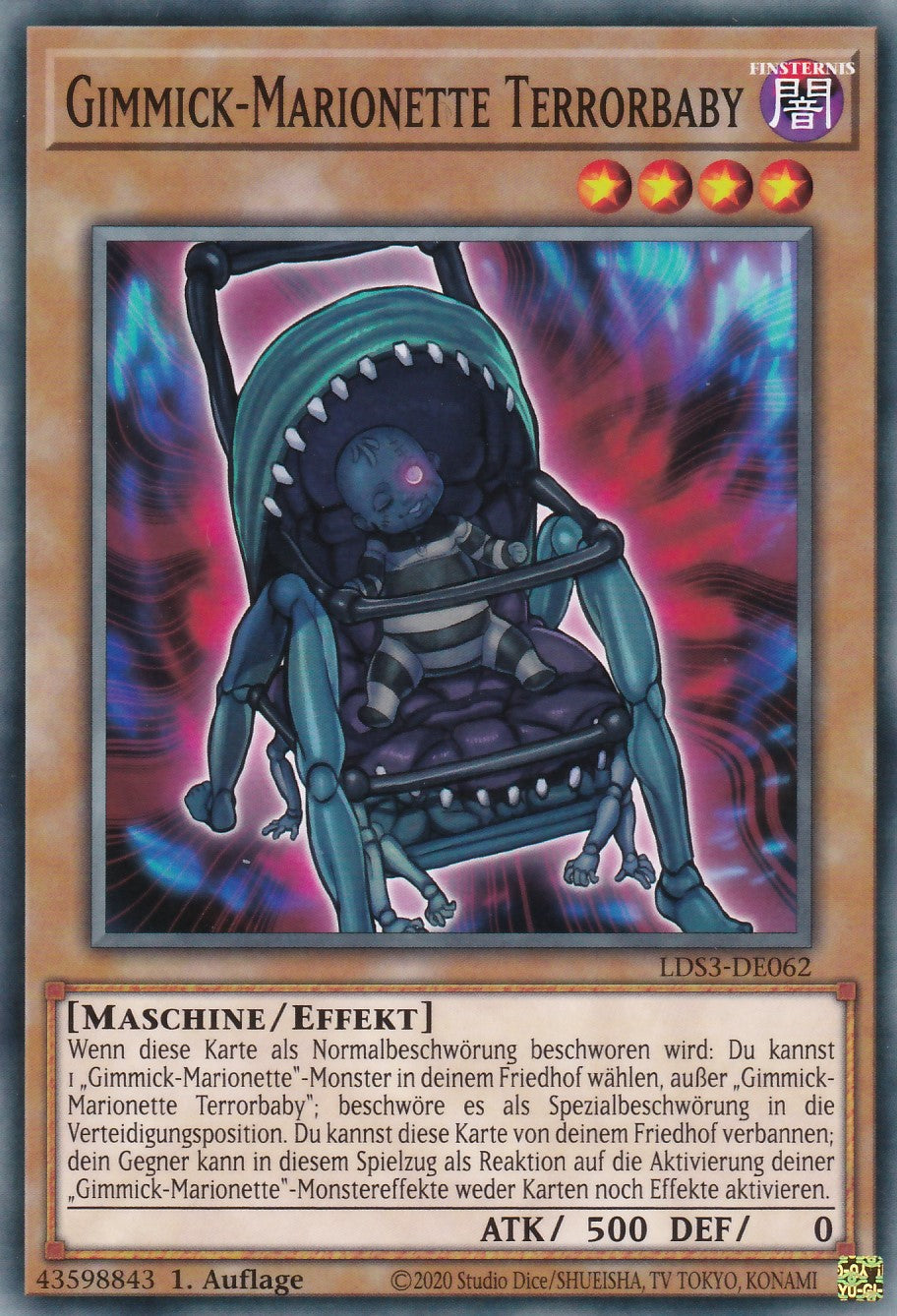 Gimmick-Marionette Terrorbaby - LDS3-DE062 - Common - Deutsch - 1. Auflage - Legendary Duelists: Season 3