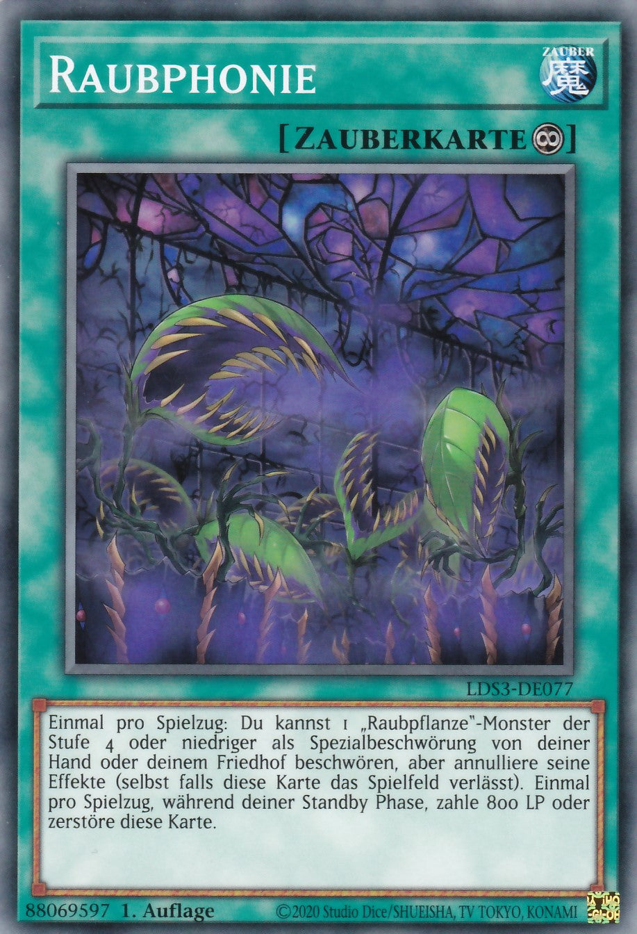 Raubphonie - LDS3-DE077 - Common - Deutsch - 1. Auflage - Legendary Duelists: Season 3