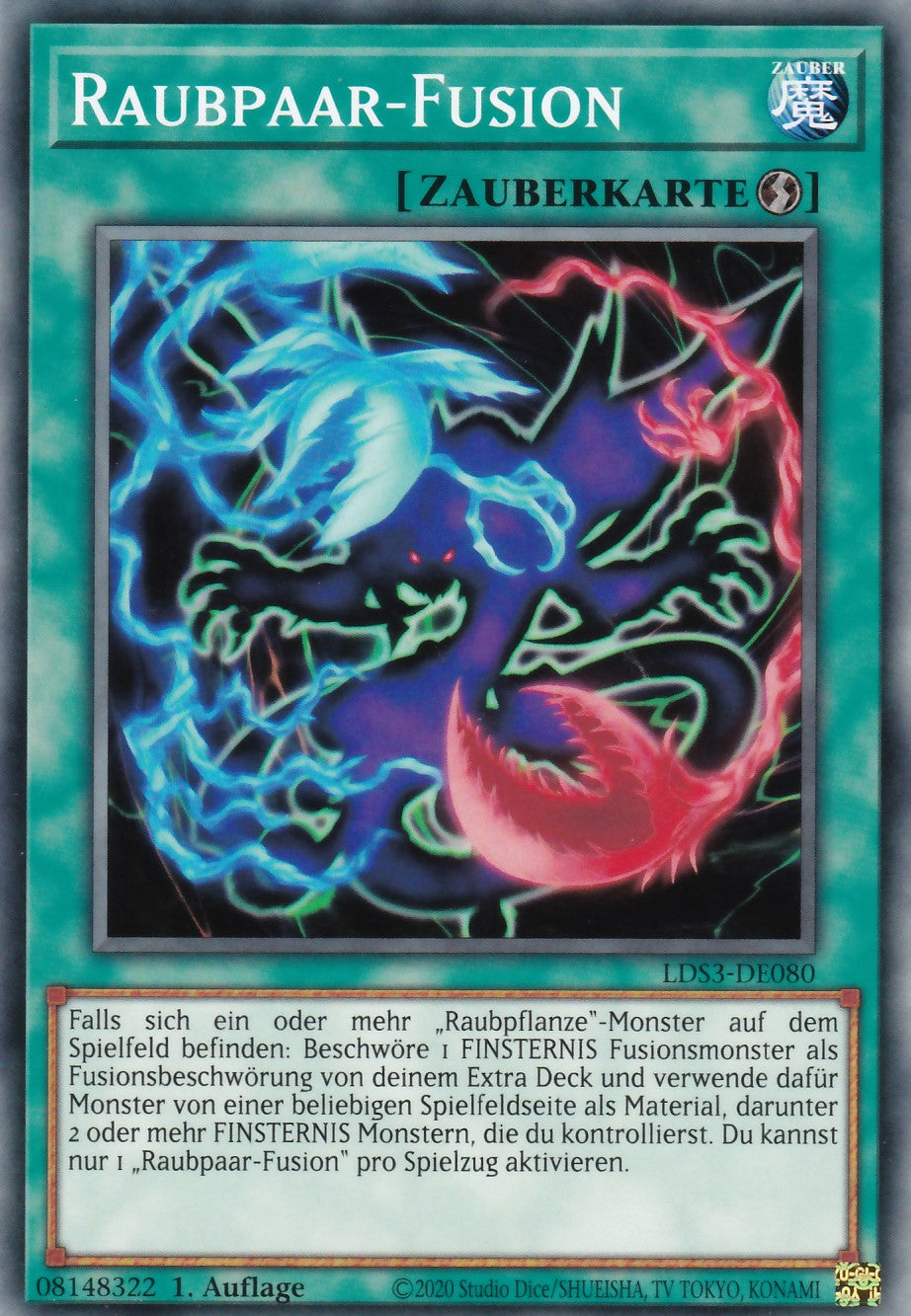 Raubpaar-Fusion - LDS3-DE080 - Common - Deutsch - 1. Auflage - Legendary Duelists: Season 3