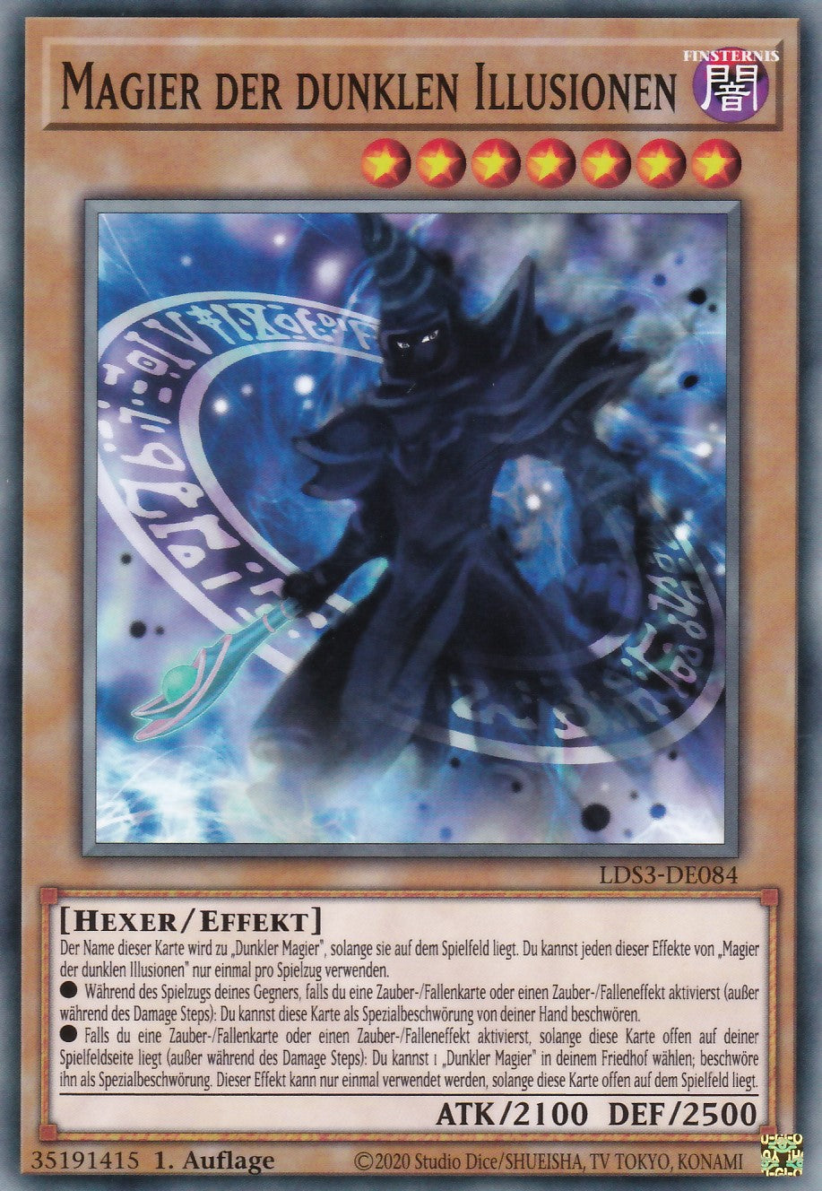 Magier der dunklen Illusionen - LDS3-DE084 - Common - Deutsch - 1. Auflage - Legendary Duelists: Season 3