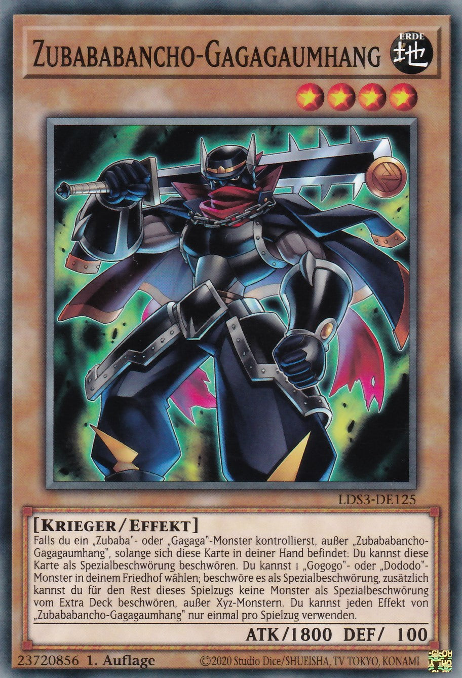 Zubababancho-Gagagaumhang - LDS3-DE125 - Common - Deutsch - 1. Auflage - Legendary Duelists: Season 3