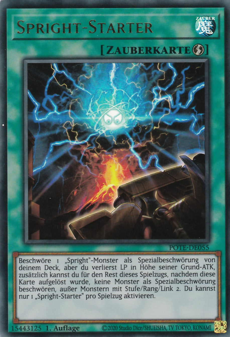 Spright-Starter - POTE-DE055 - Ultra Rare - Deutsch - 1. Auflage - Power of the Elements