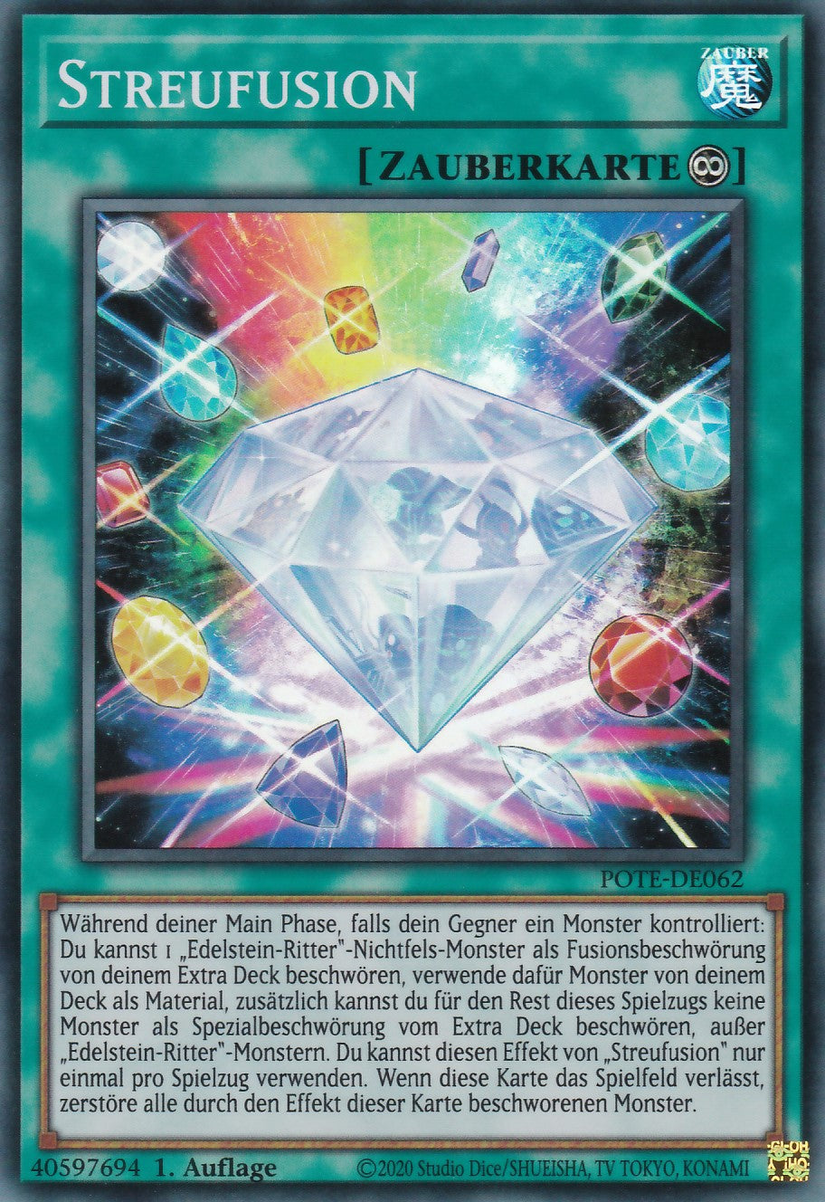 Streufusion - POTE-DE062 - Super Rare - Deutsch - 1. Auflage - Power of the Elements