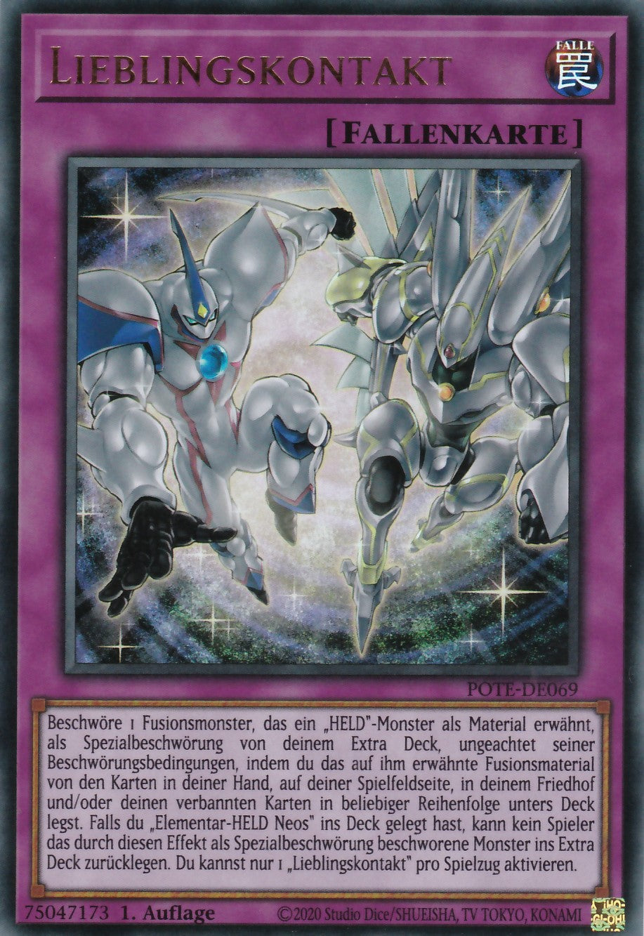 Lieblingskontakt - POTE-DE069 - Ultra Rare - Deutsch - 1. Auflage - Power of the Elements