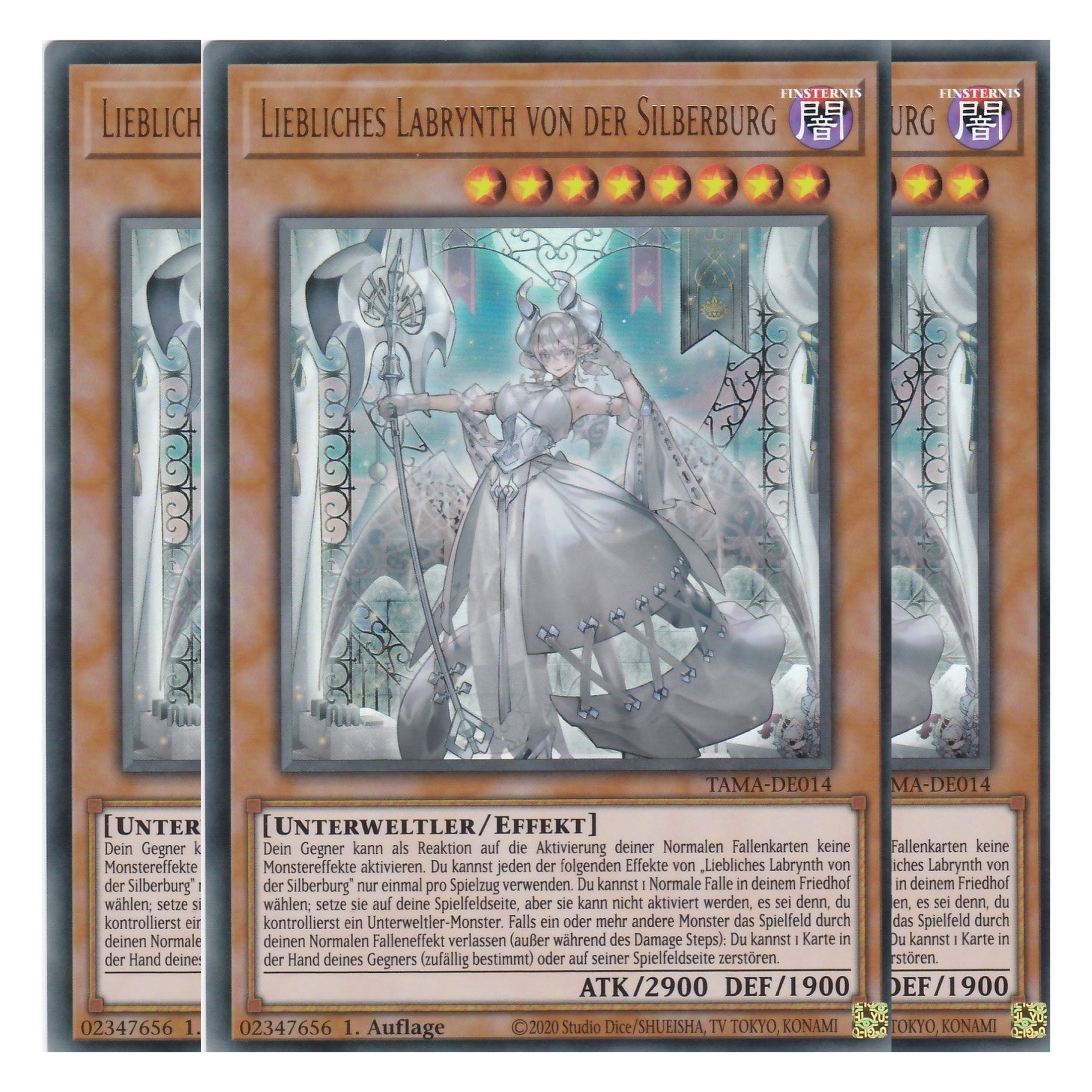 Liebliches Labrynth von der Silberburg - TAMA-DE014 - Ultra Rare - 1. Auflage - Deutsch - Tactical Masters - Yu-Gi-Oh! - Playset (3 Kopien)