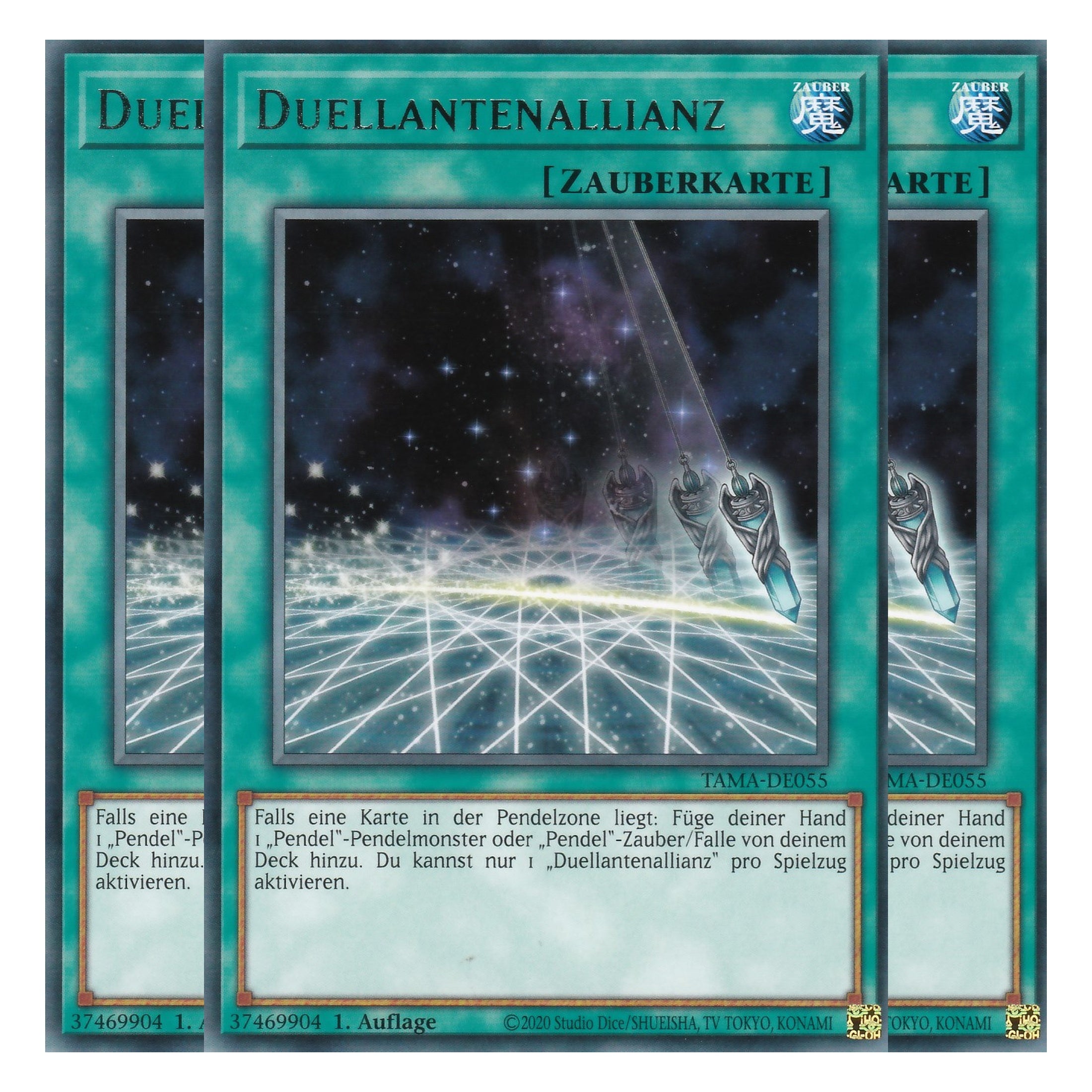Duellantenallianz - TAMA-DE055 - Rare - 1. Auflage - Deutsch - Tactical Masters - Yu-Gi-Oh! - Playset (3 Kopien)