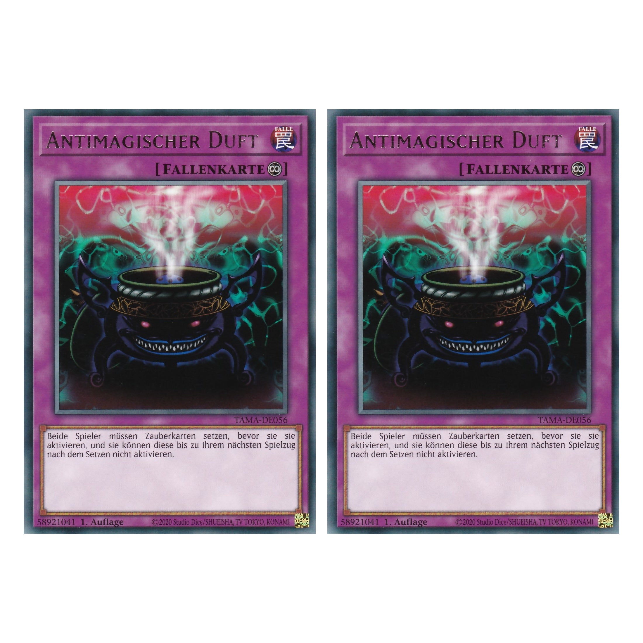 Antimagischer Duft - TAMA-DE056 - Rare - 1. Auflage - Deutsch - Tactical Masters - Yu-Gi-Oh! - Duo Set (2 Stück)