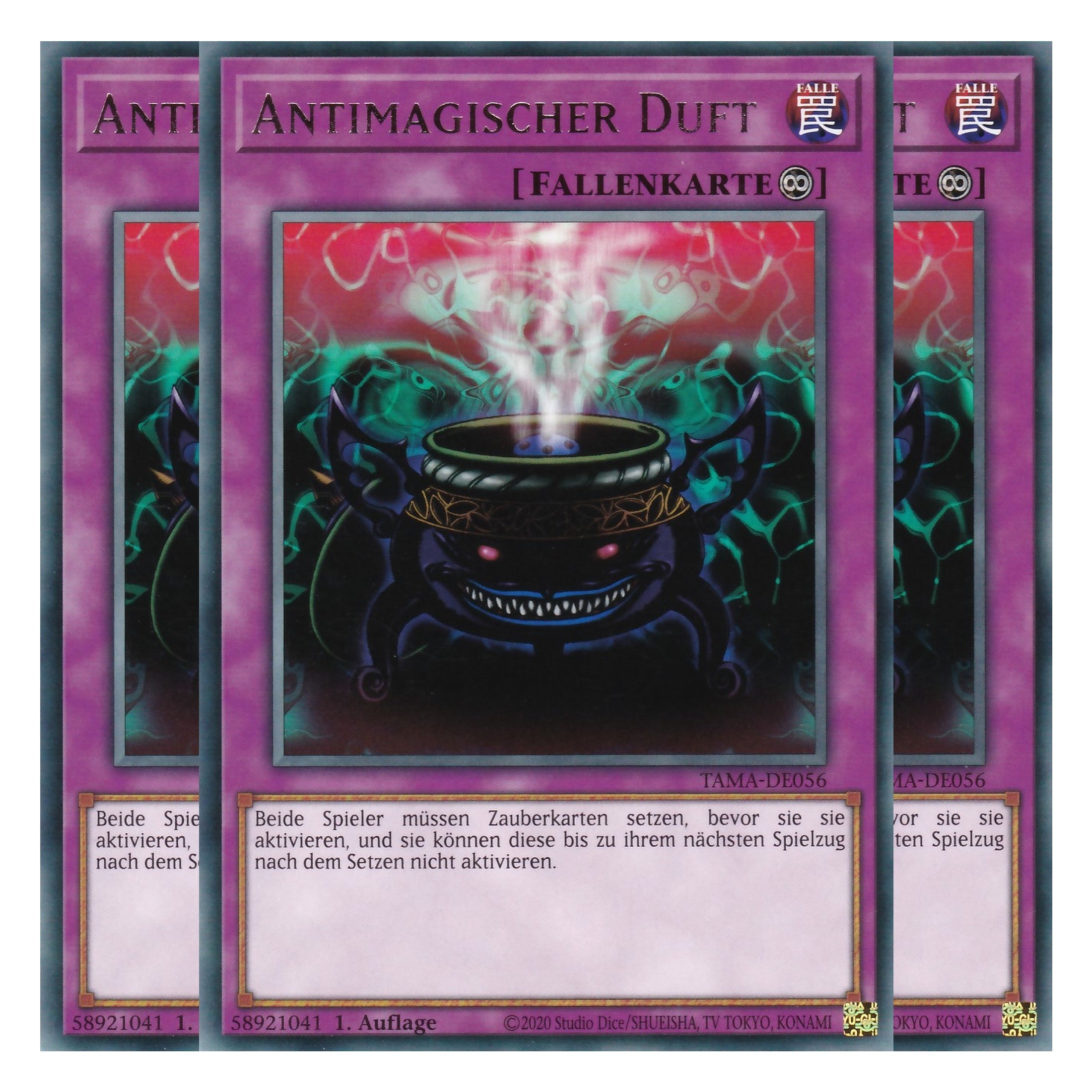 Antimagischer Duft - TAMA-DE056 - Rare - 1. Auflage - Deutsch - Tactical Masters - Yu-Gi-Oh! - Playset (3 Kopien)
