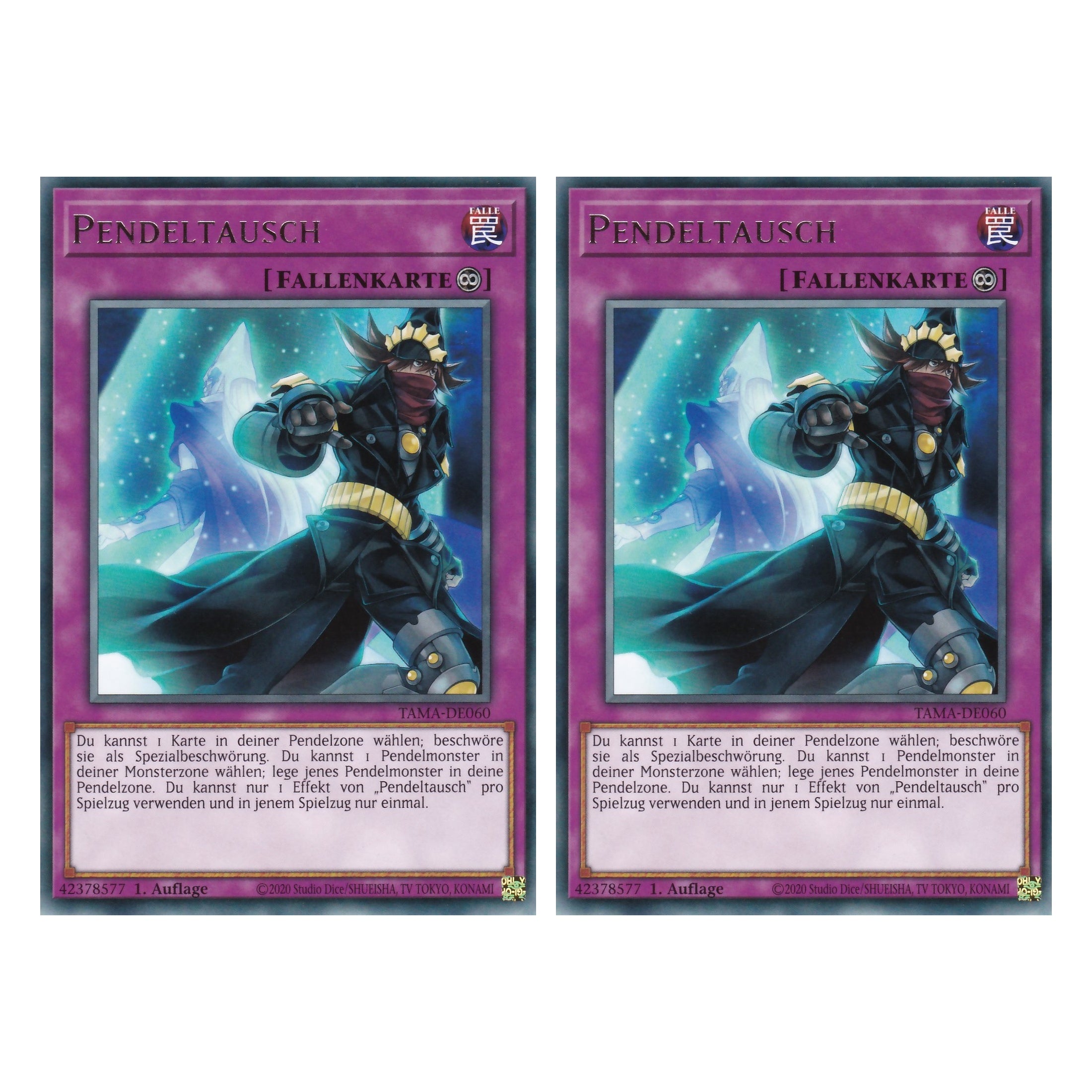 Pendeltausch - TAMA-DE060 - Rare - 1. Auflage - Deutsch - Tactical Masters - Yu-Gi-Oh! - Duo Set (2 Stück)