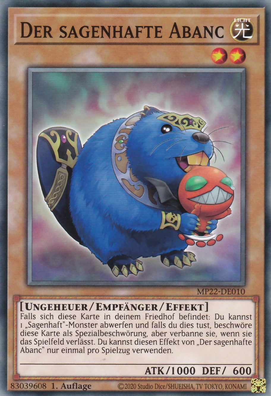 Der sagenhafte Abanc - MP22-DE010 - Common - Deutsch - 1. Auflage - 2022 Tin of the Pharaoh's Gods