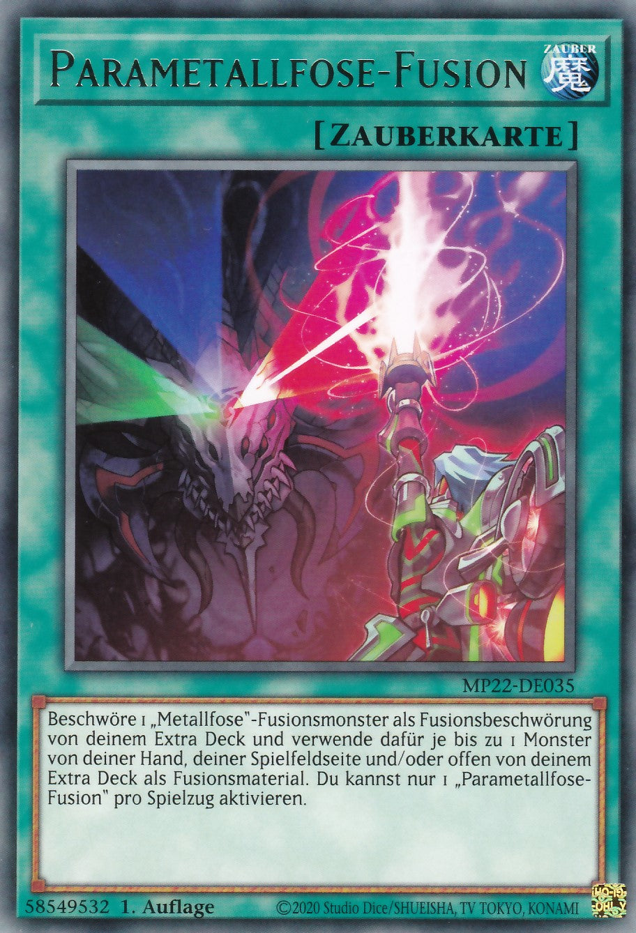 Parametallfose-Fusion - MP22-DE035 - Rare - Deutsch - 1. Auflage - 2022 Tin of the Pharaoh's Gods