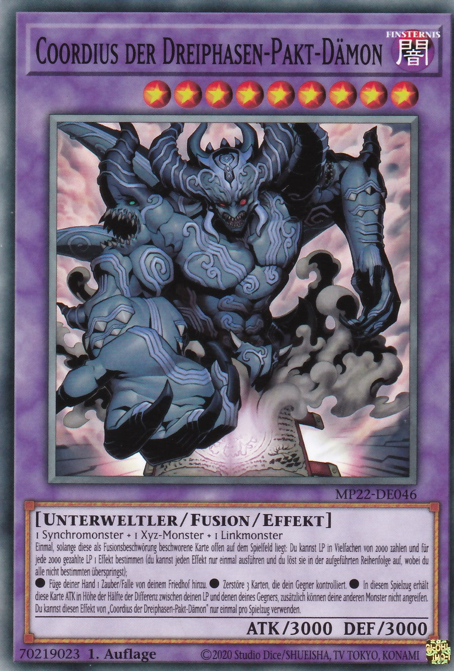 Coordius der Dreiphasen-Pakt-Dämon - MP22-DE046 - Common - Deutsch - 1. Auflage - 2022 Tin of the Pharaoh's Gods
