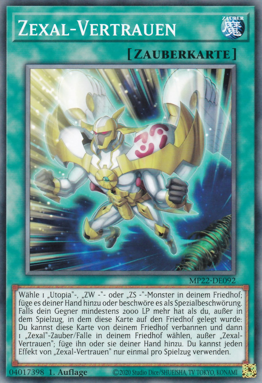 Zexal-Vertrauen - MP22-DE092 - Common - Deutsch - 1. Auflage - 2022 Tin of the Pharaoh's Gods