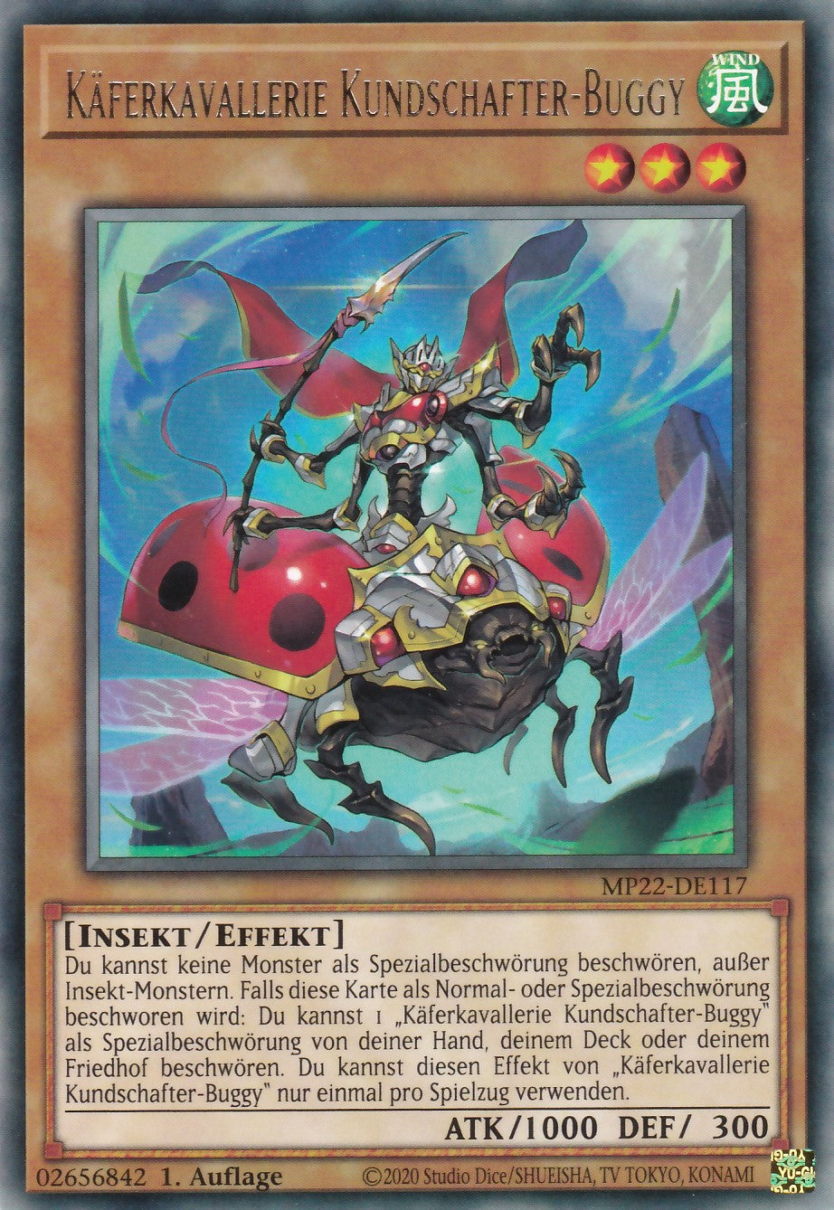 Käferkavallerie Kundschafter-Buggy - MP22-DE117 - Rare - Deutsch - 1. Auflage - 2022 Tin of the Pharaoh's Gods