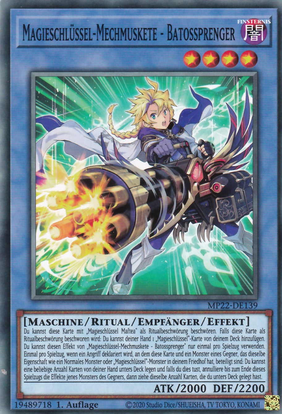 Magieschlüssel-Mechmuskete - Batossprenger - MP22-DE139 - Common - Deutsch - 1. Auflage - 2022 Tin of the Pharaoh's Gods