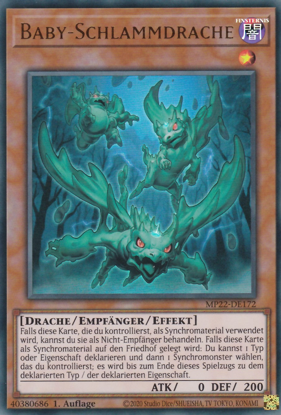 Baby-Schlammdrache - MP22-DE172 - Ultra Rare - Deutsch - 1. Auflage - 2022 Tin of the Pharaoh's Gods