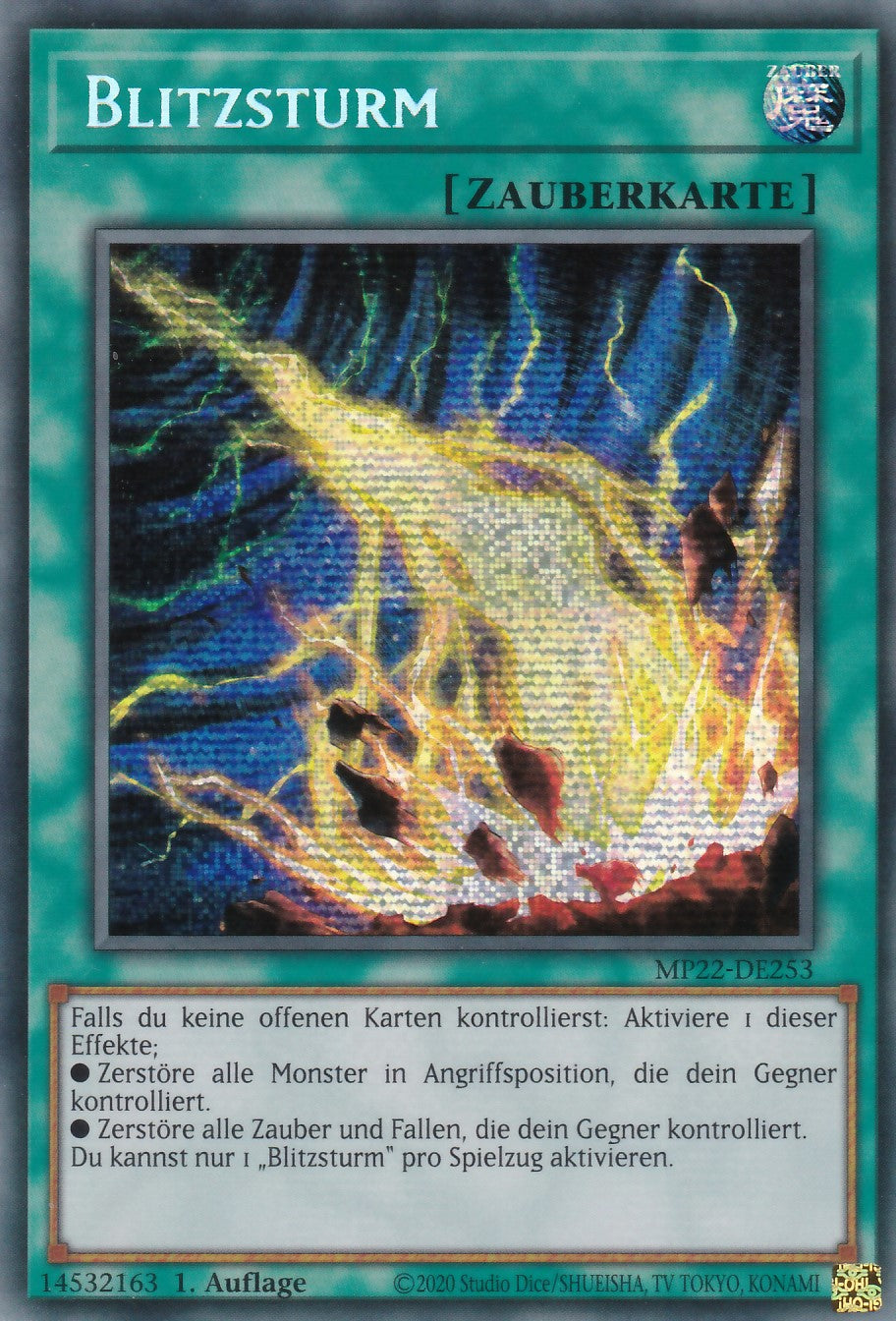 Blitzsturm - MP22-DE253 - Secret Rare - Deutsch - 1. Auflage - 2022 Tin of the Pharaoh's Gods