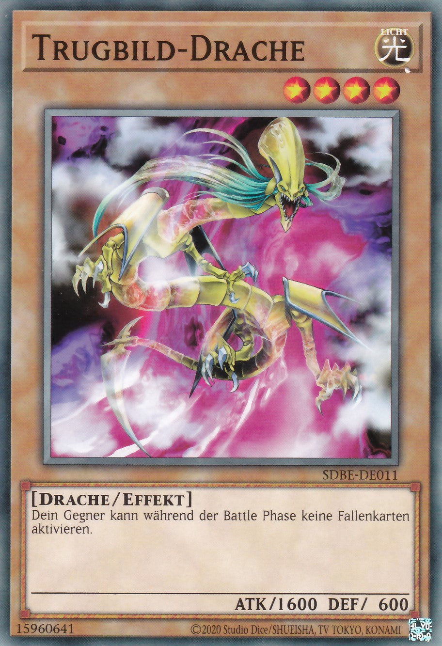 SDBE-DE011 - Trugbild-Drache - Common - 2. Auflage - Deutsch - Structure Deck Saga of Blue Eyes White
