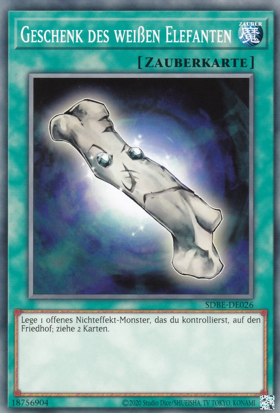 SDBE-DE026 - Geschenk des weißen Elefanten - Common - 2. Auflage - Deutsch - Structure Deck Saga of Blue Eyes White