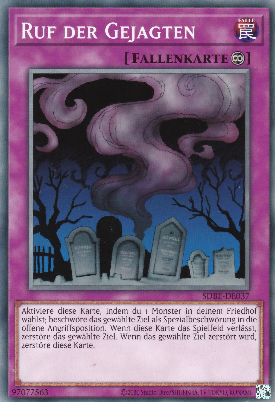 SDBE-DE037 - Ruf der Gejagten - Common - 2. Auflage - Deutsch - Structure Deck Saga of Blue Eyes White