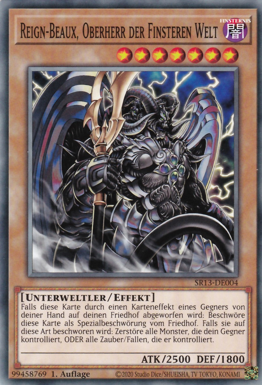 SR13-DE004 - Reign-Beaux, Oberherr der Finsteren Welt - Common - 1. Auflage - Deutsch - Structure Deck: Dark World