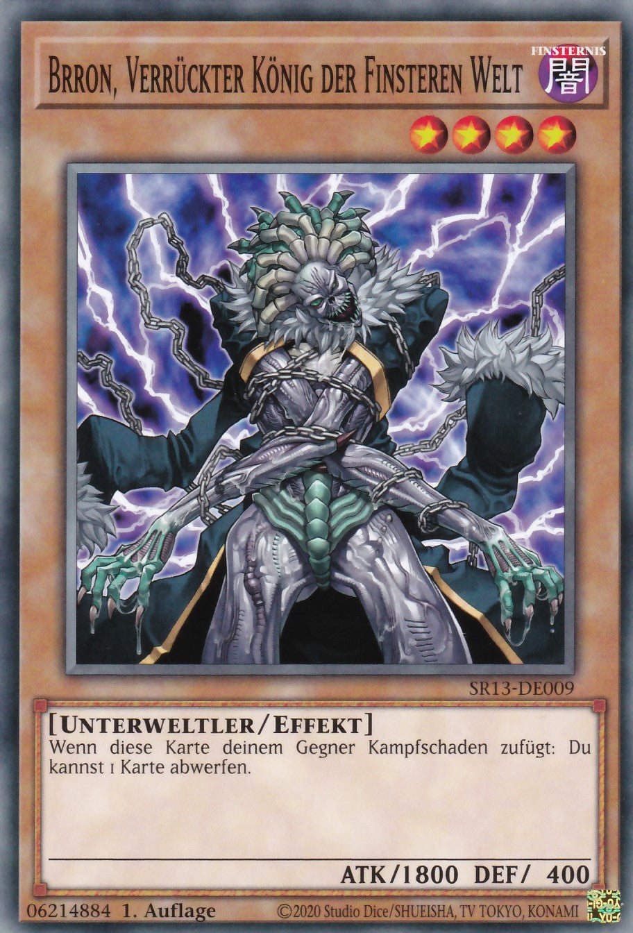 SR13-DE009 - Brron, verrückter König der Finsteren Welt - Common - 1. Auflage - Deutsch - Structure Deck: Dark World