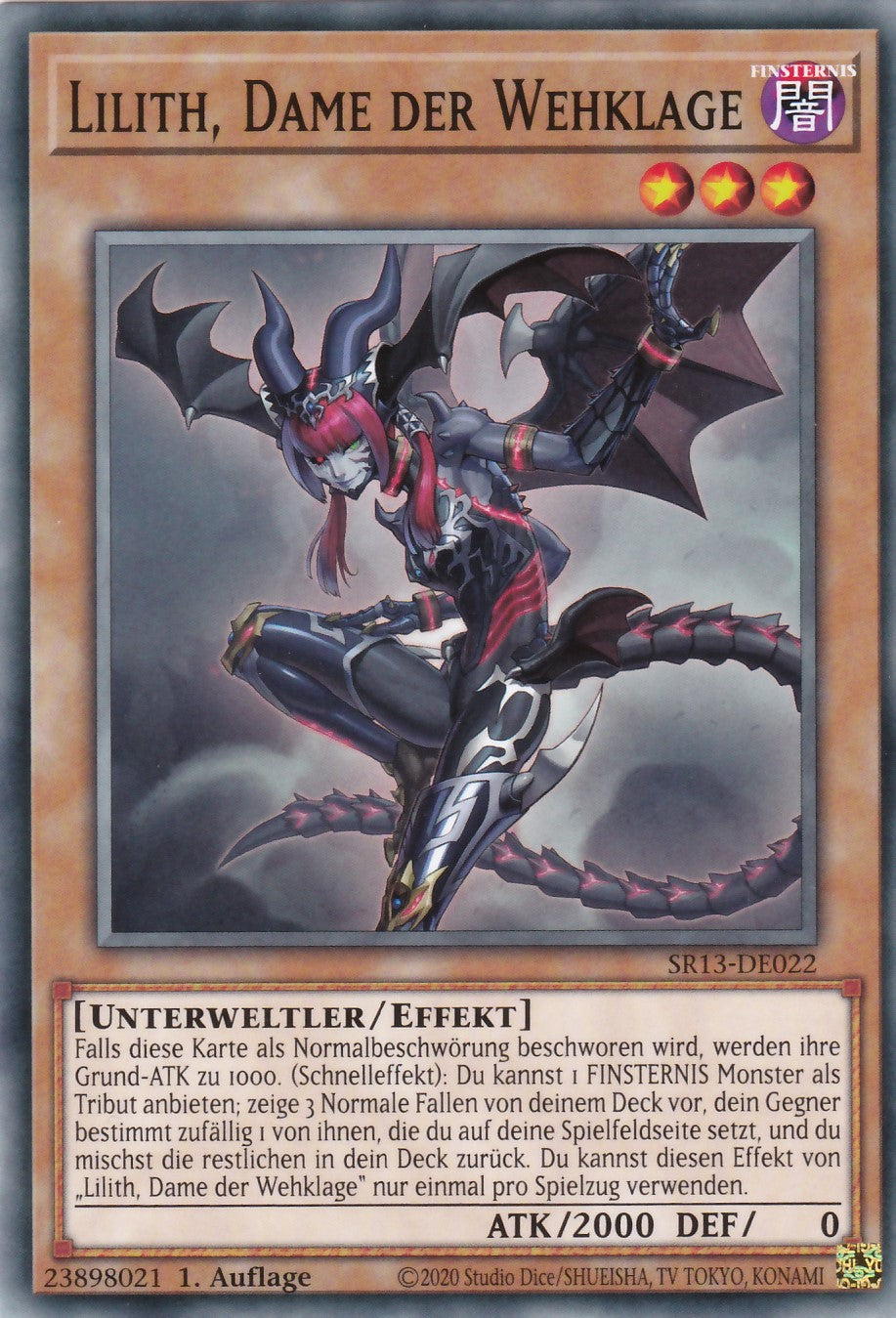 SR13-DE022 - Lilith, Dame der Wehklage - Common - 1. Auflage - Deutsch - Structure Deck: Dark World