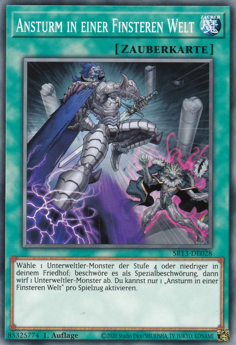 SR13-DE028 - Ansturm in einer Finsteren Welt - Common - 1. Auflage - Deutsch - Structure Deck: Dark World
