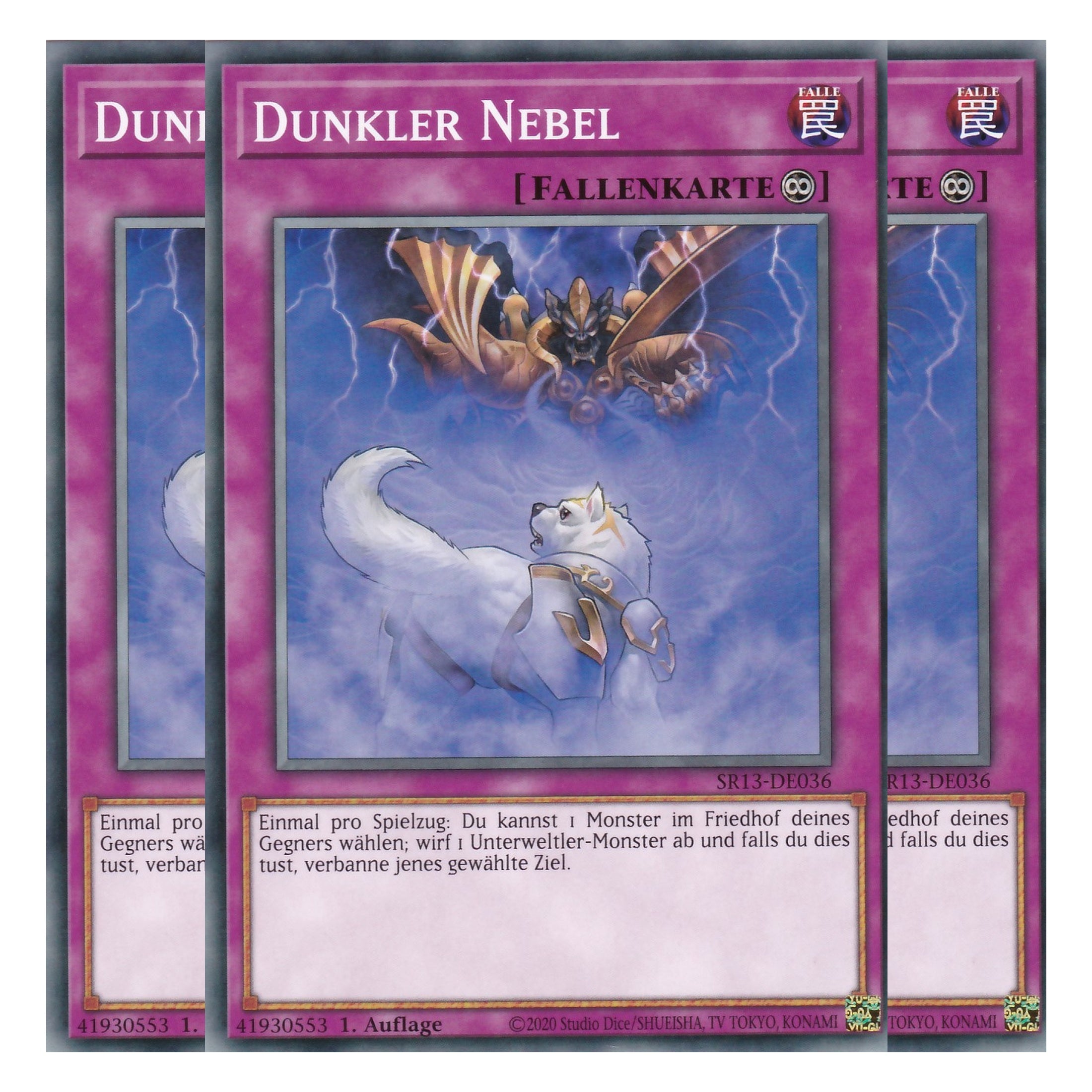 Dunkler Nebel - SR13-DE036 - Common - Deutsch - 1. Auflage - Structure Deck: Dark World - Yu-Gi-Oh! - Playset (3 Kopien)