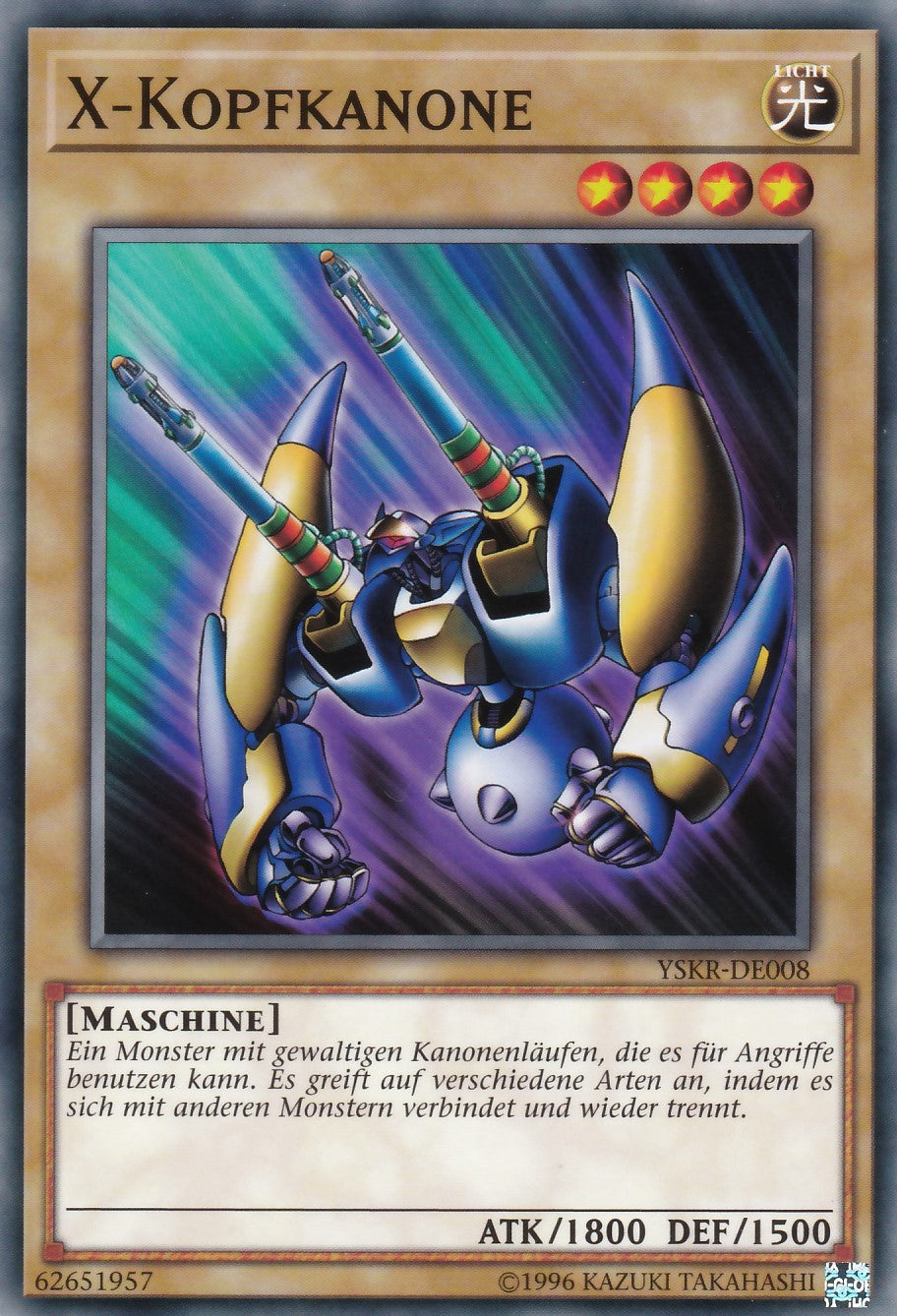 YSKR-DE008 - X-Kopfkanone - Common - 2. Auflage - Deutsch - Starter Deck: Kaiba Reloaded