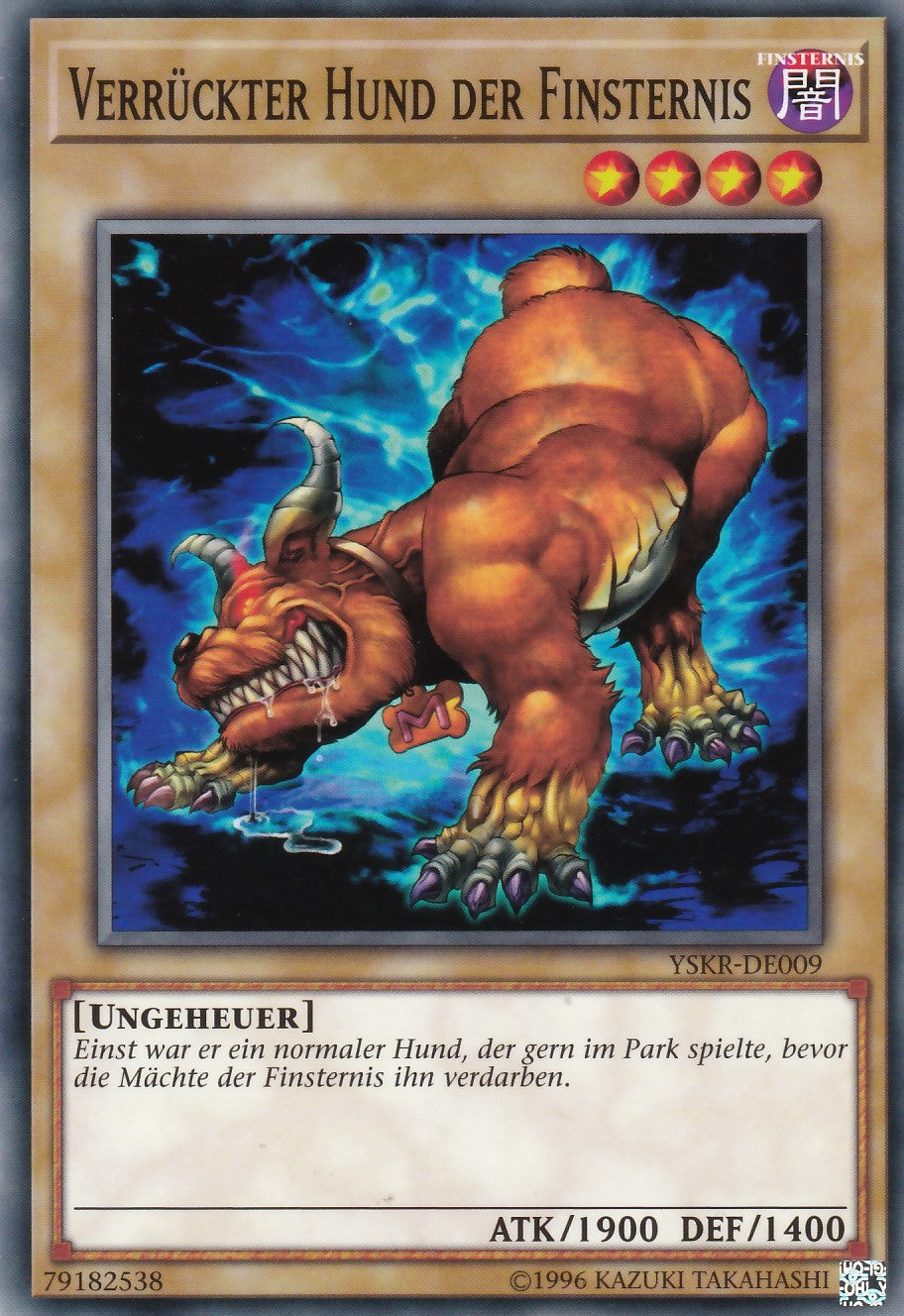 YSKR-DE009 - Verrückter Hund der Finsternis - Common - 2. Auflage - Deutsch - Starter Deck: Kaiba Reloaded