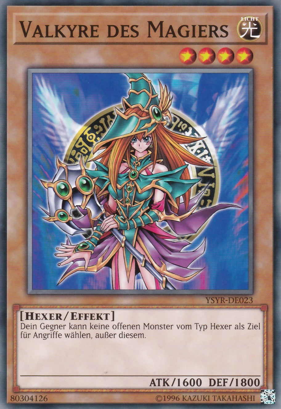 YSYR-DE023 - Valkyre des Magiers - Common - 2. Auflage - Deutsch - Starter Deck: Yugi Reloaded