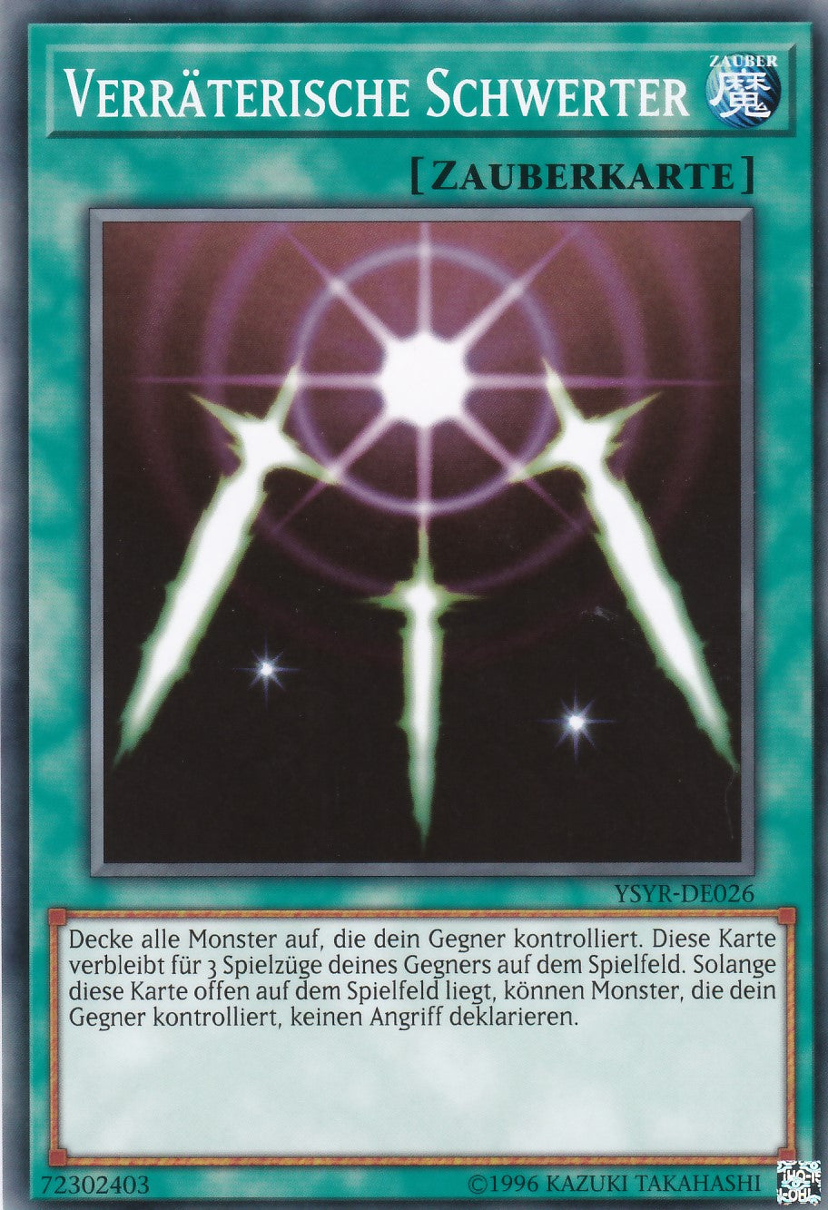 YSYR-DE026 - Verräterische Schwerter - Common - 2. Auflage - Deutsch - Starter Deck: Yugi Reloaded