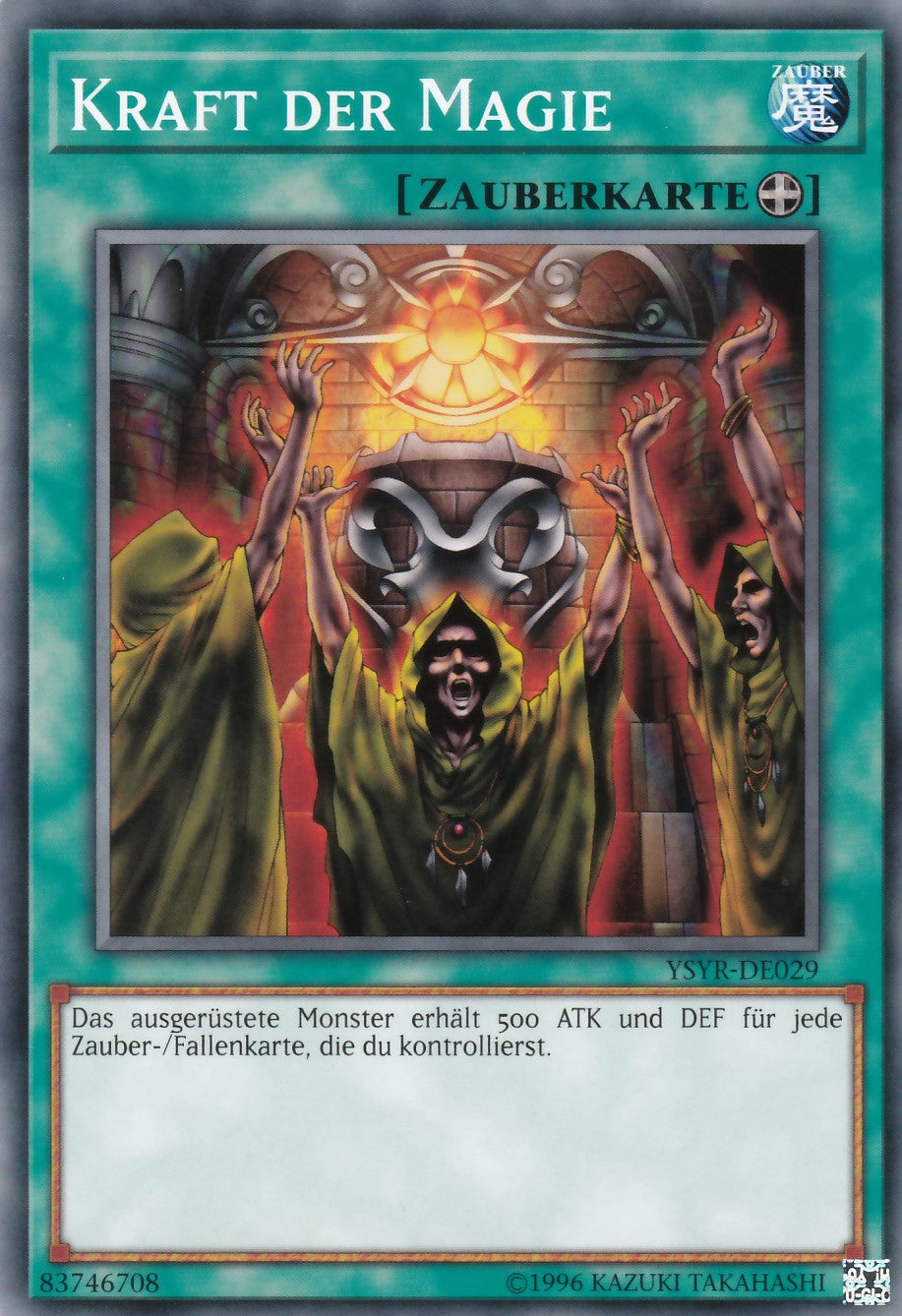 YSYR-DE029 - Kraft der Magie - Common - 2. Auflage - Deutsch - Starter Deck: Yugi Reloaded