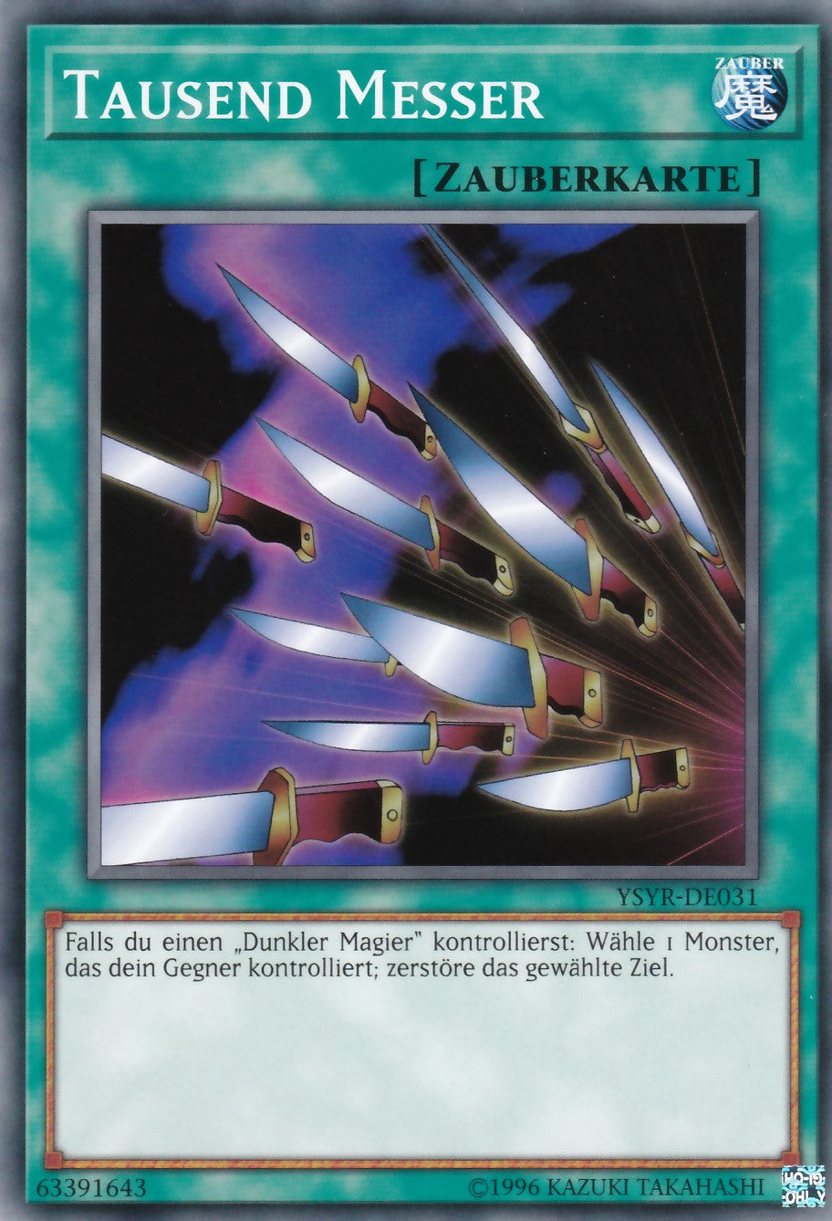 YSYR-DE031 - Tausend Messer - Common - 2. Auflage - Deutsch - Starter Deck: Yugi Reloaded