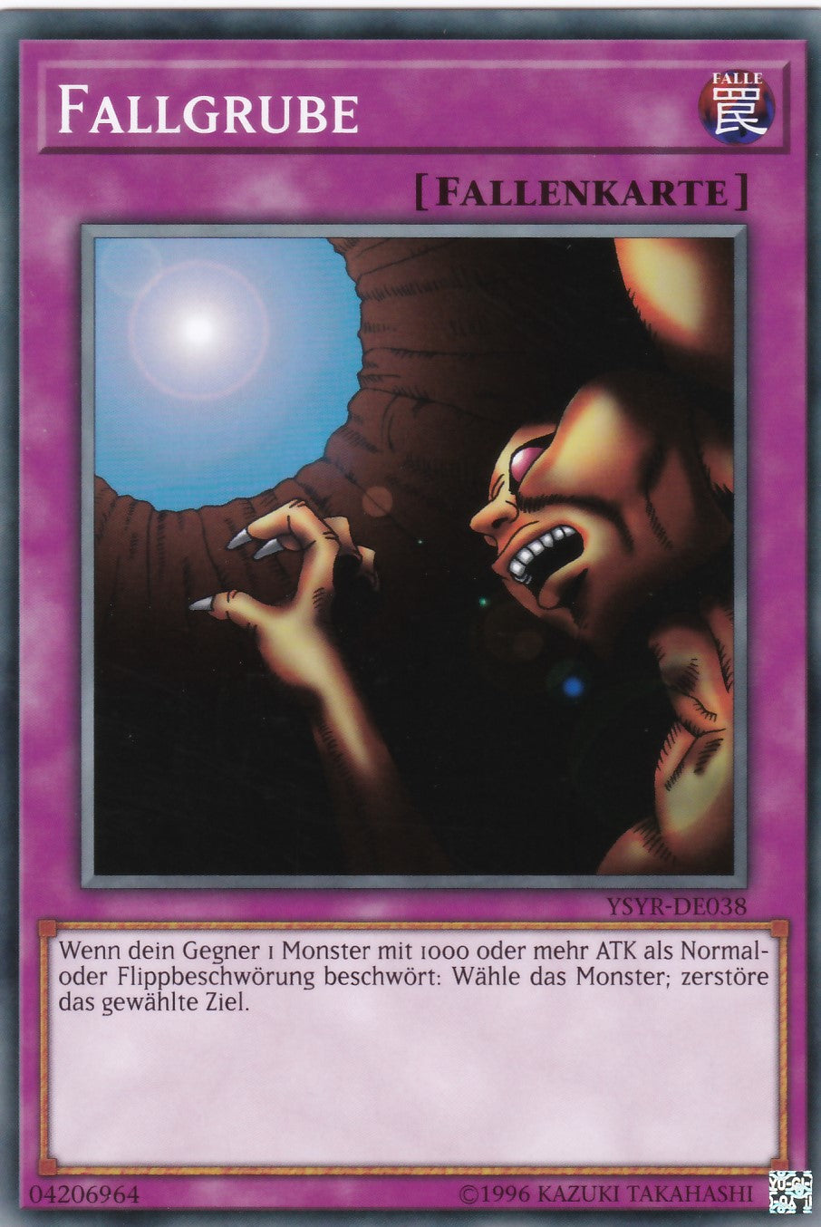YSYR-DE038 - Fallgrube - Common - 2. Auflage - Deutsch - Starter Deck: Yugi Reloaded