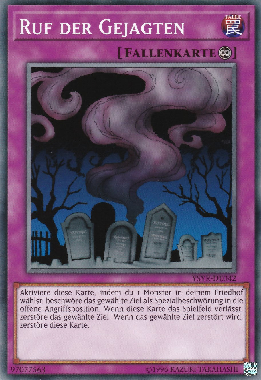YSYR-DE042 - Ruf der Gejagten - Common - 2. Auflage - Deutsch - Starter Deck: Yugi Reloaded
