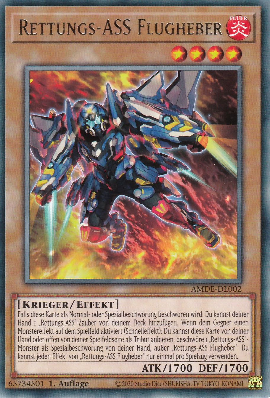 Rettungs-ASS Flugheber - AMDE-DE002 - Rare - Deutsch - 1. Auflage - Amazing Defenders