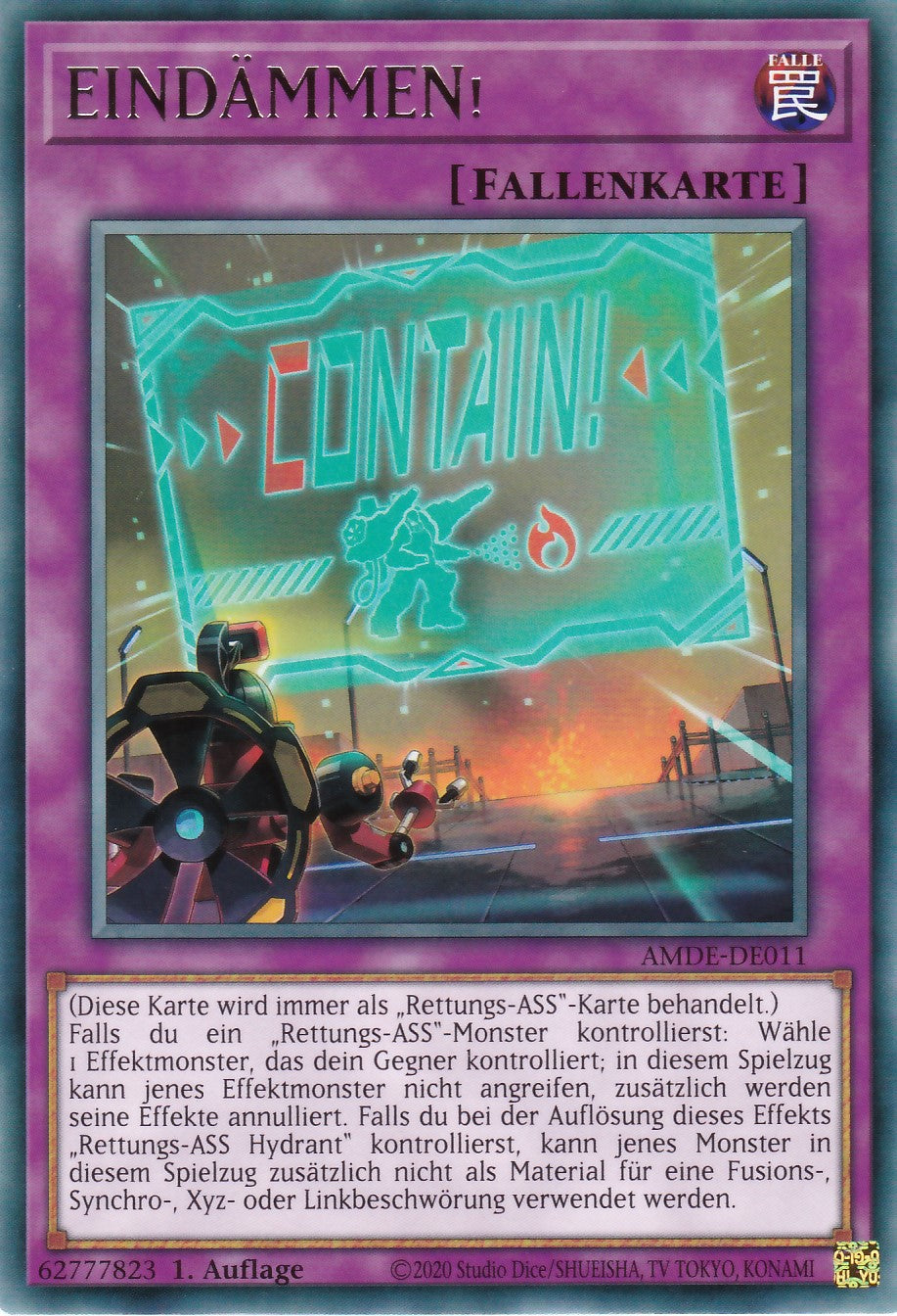 EINDÄMMEN! - AMDE-DE011 - Rare - Deutsch - 1. Auflage - Amazing Defenders