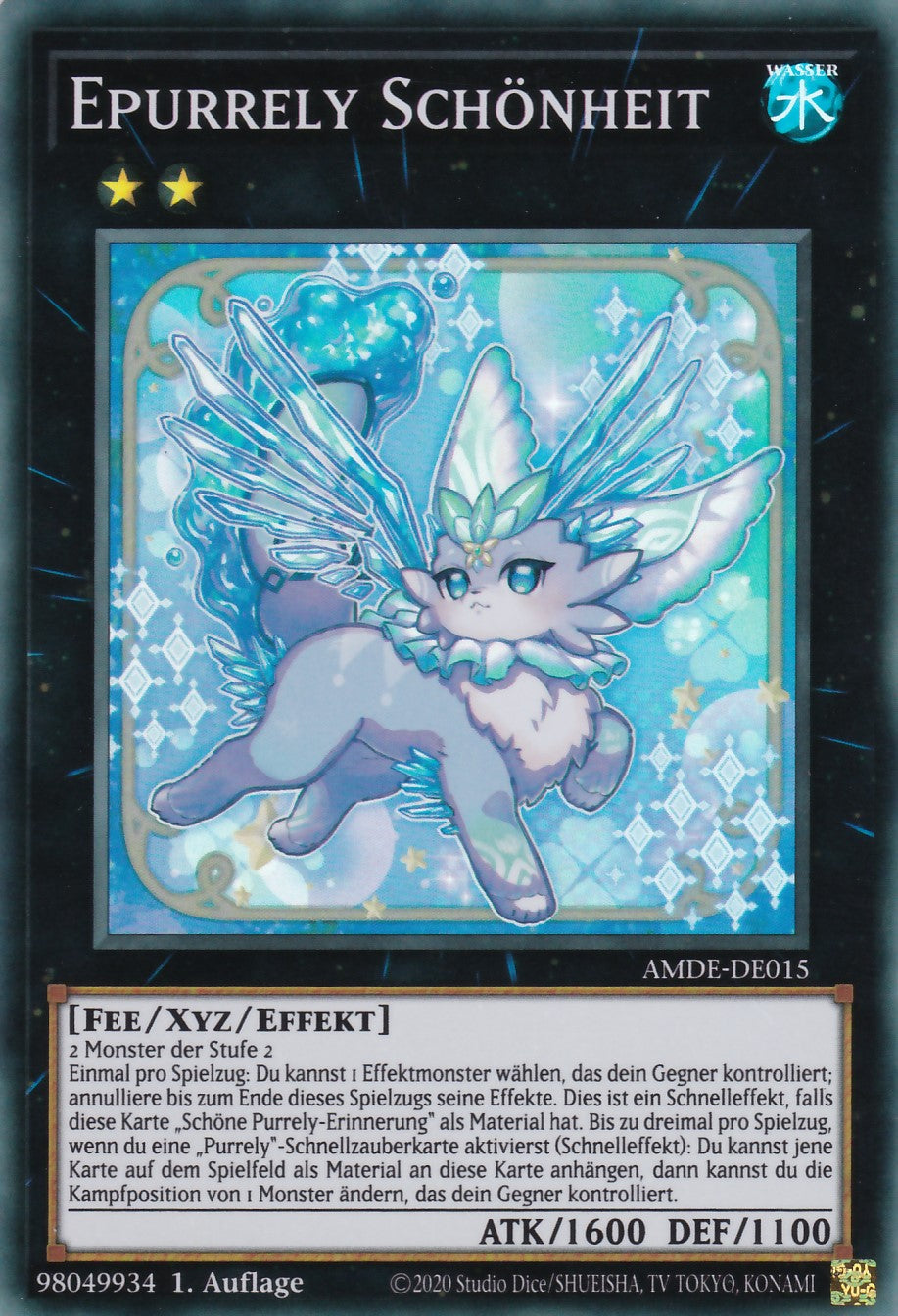 Epurrely Schönheit - AMDE-DE015 - Super Rare - Deutsch - 1. Auflage - Amazing Defenders