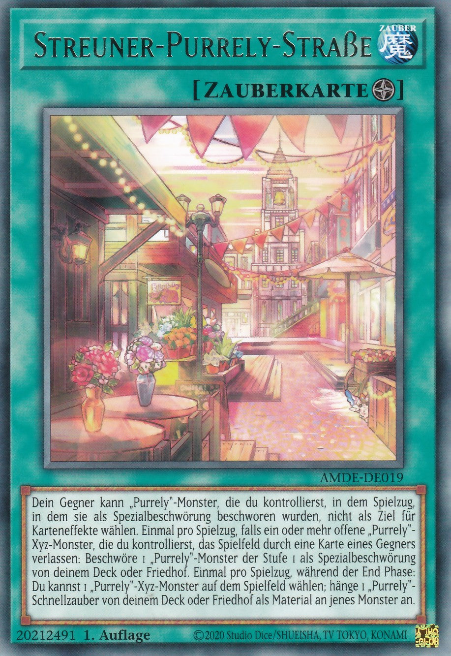 Streuner-Purrely-Straße - AMDE-DE019 - Rare - Deutsch - 1. Auflage - Amazing Defenders