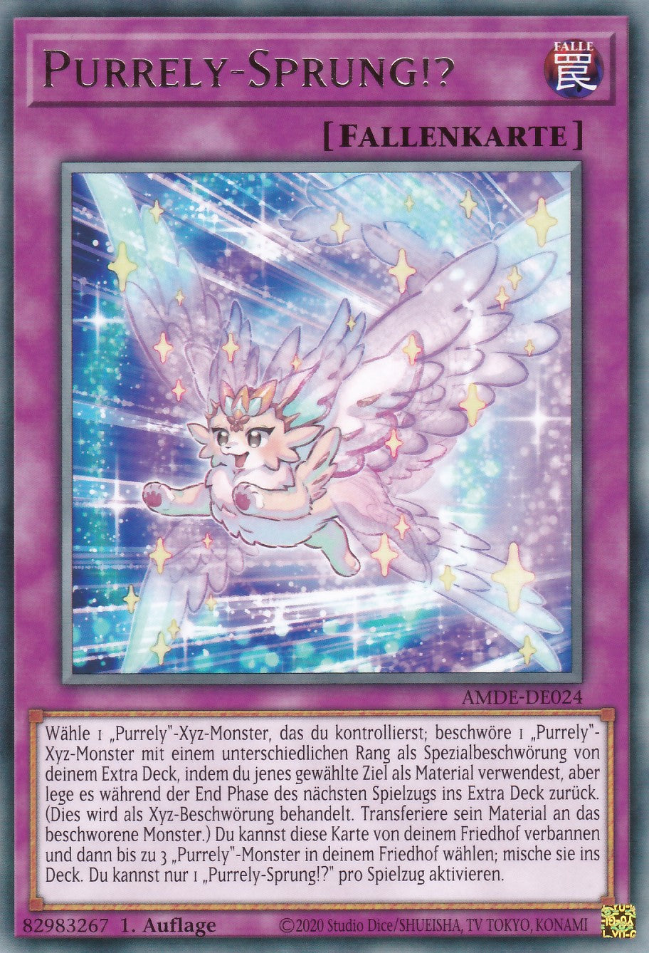 Purrely-Sprung!? - AMDE-DE024 - Rare - Deutsch - 1. Auflage - Amazing Defenders