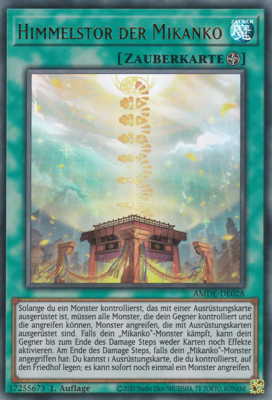 Himmelstor der Mikanko - AMDE-DE028 - Ultra Rare - Deutsch - 1. Auflage - Amazing Defenders