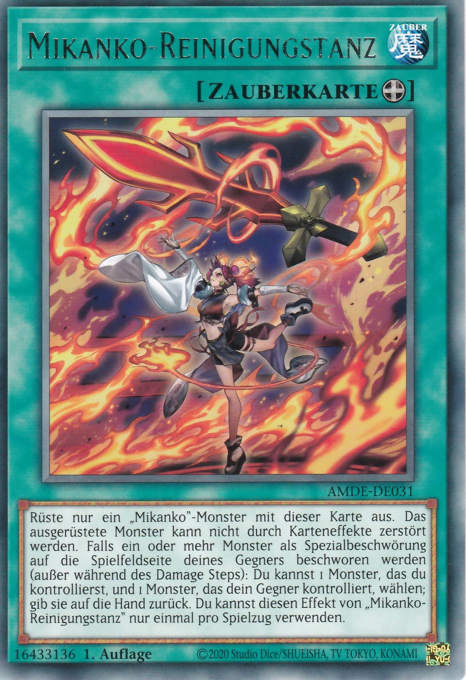 Mikanko-Reinigungstanz - AMDE-DE031 - Rare - Deutsch - 1. Auflage - Amazing Defenders