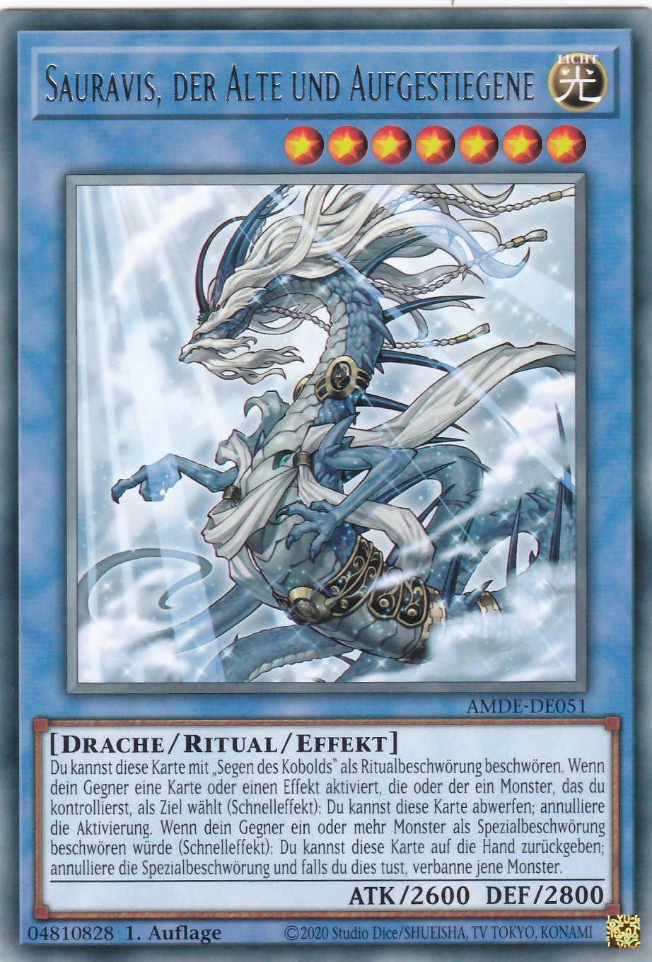 Sauravis, der Alte und Aufgestiegene - AMDE-DE051 - Rare - Deutsch - 1. Auflage - Amazing Defenders