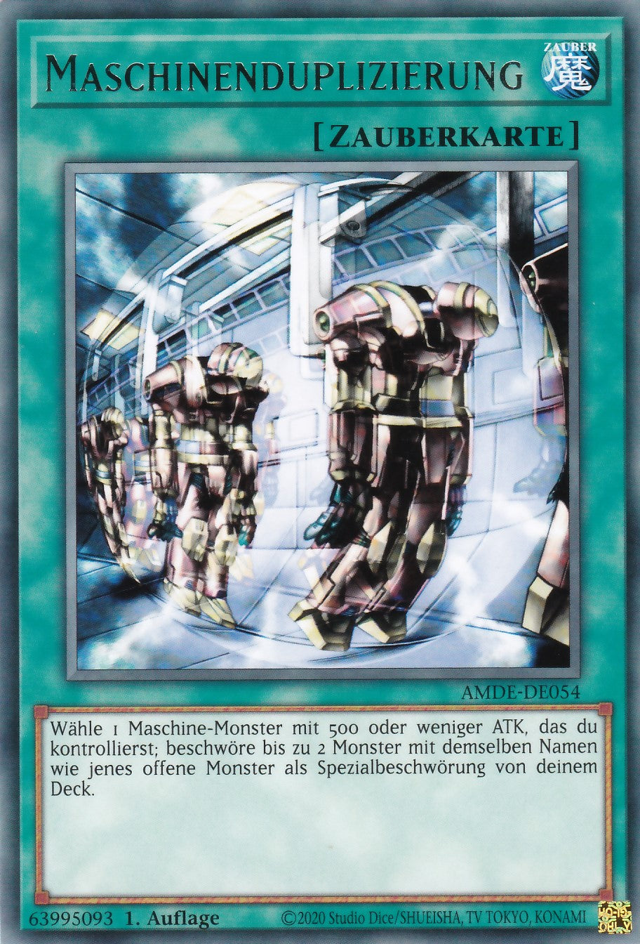 Maschinenduplizierung - AMDE-DE054 - Rare - Deutsch - 1. Auflage - Amazing Defenders